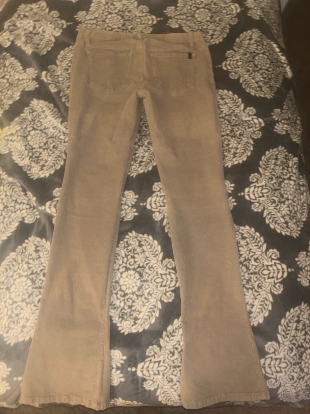 Joe's Jeans Women's Beige Corduroy Bootcut Pants